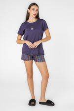 סט פיג'מה קצרה