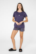 סט פיג'מה קצרה