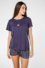 סט פיג'מה קצרה