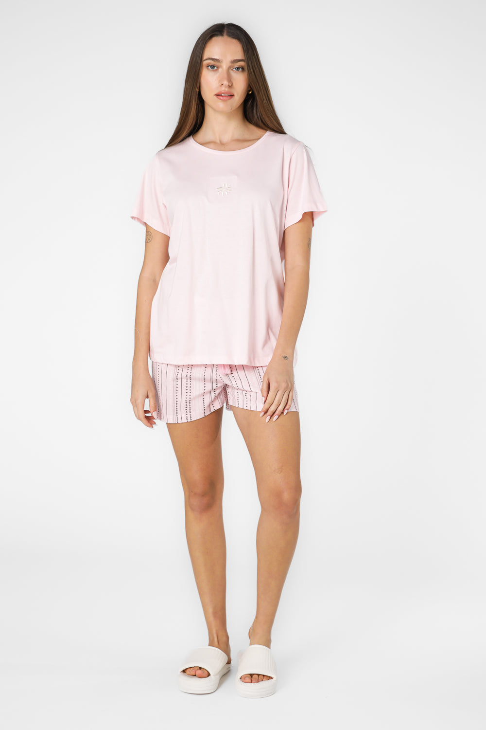 סט פיג'מה קצרה