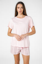 סט פיג'מה קצרה