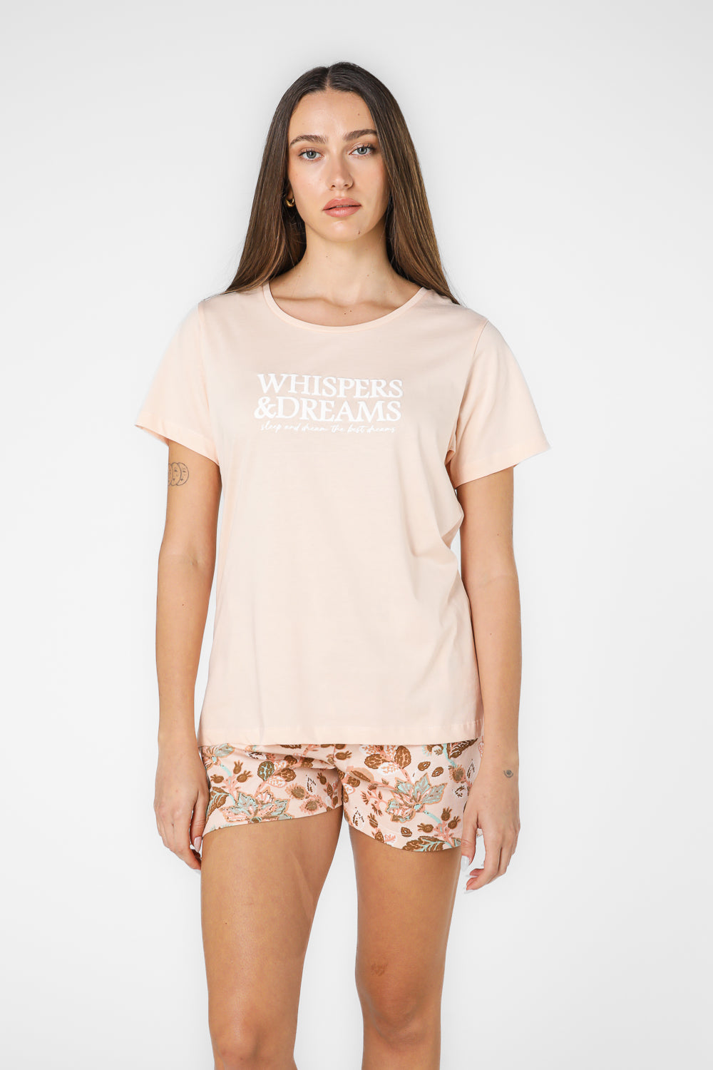 סט פיג'מה קצרה