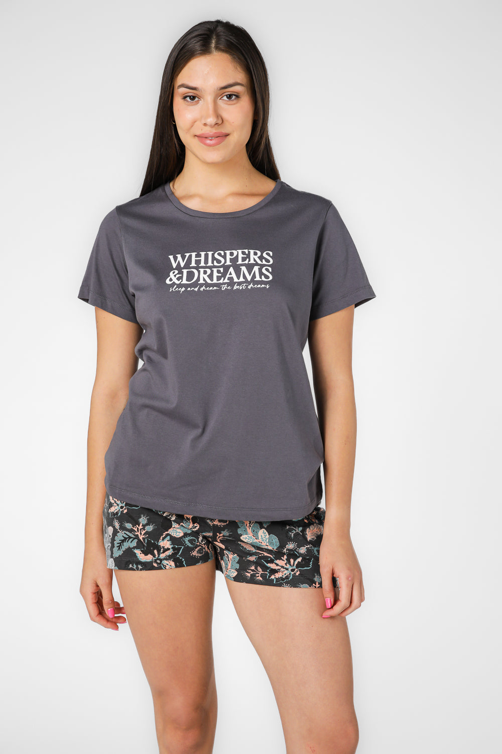 סט פיג'מה קצרה