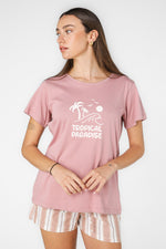 סט פיג'מה קצרה