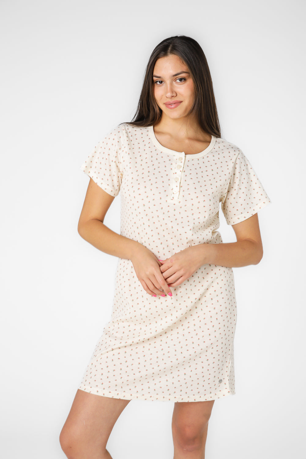 כותונת לילה פרחונית