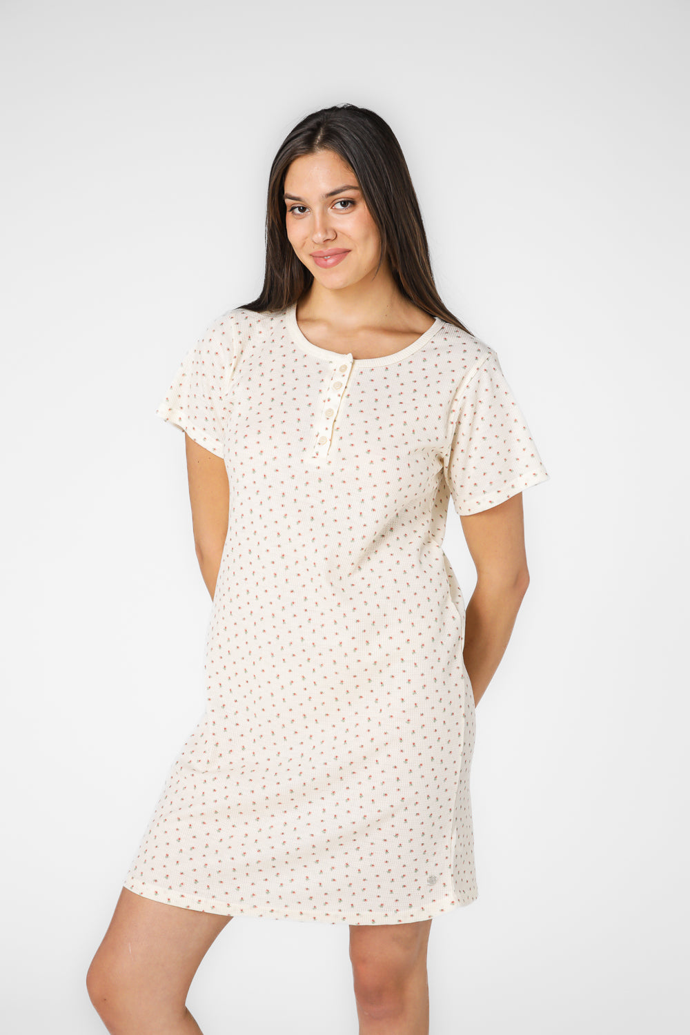 כותונת לילה פרחונית