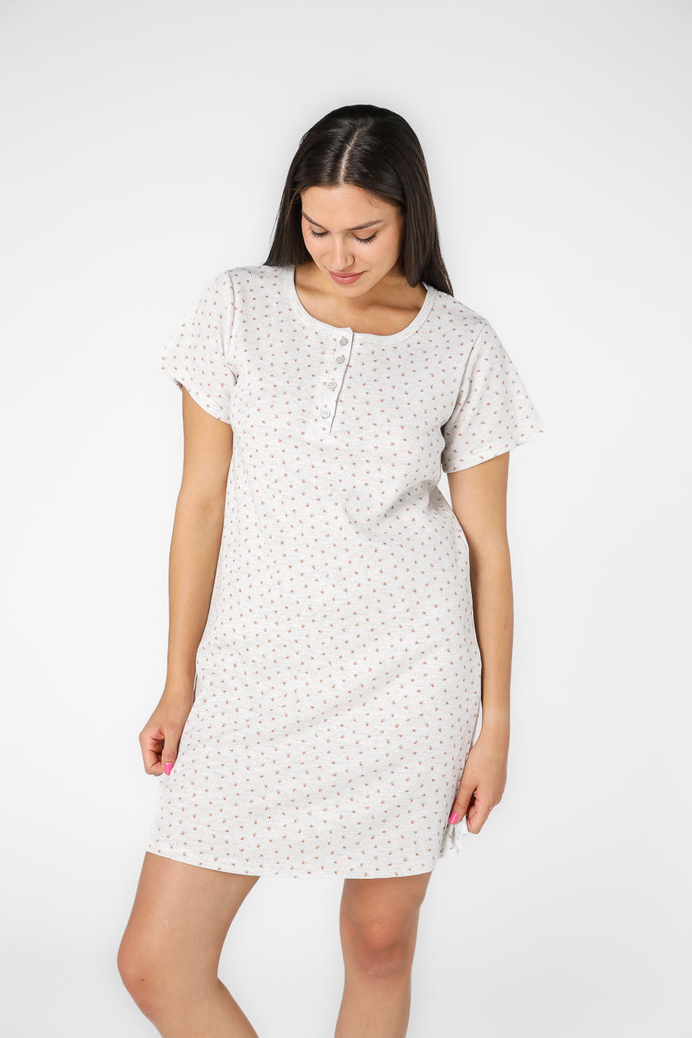 כותונת לילה פרחונית