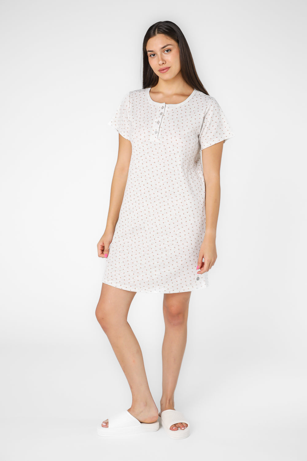 כותונת לילה פרחונית