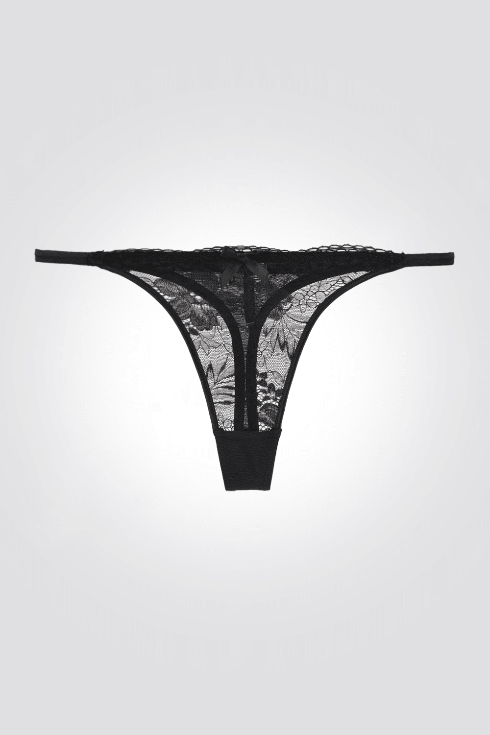 תחתון חוטיני לנשים בצבע שחור - MASHBIR//365