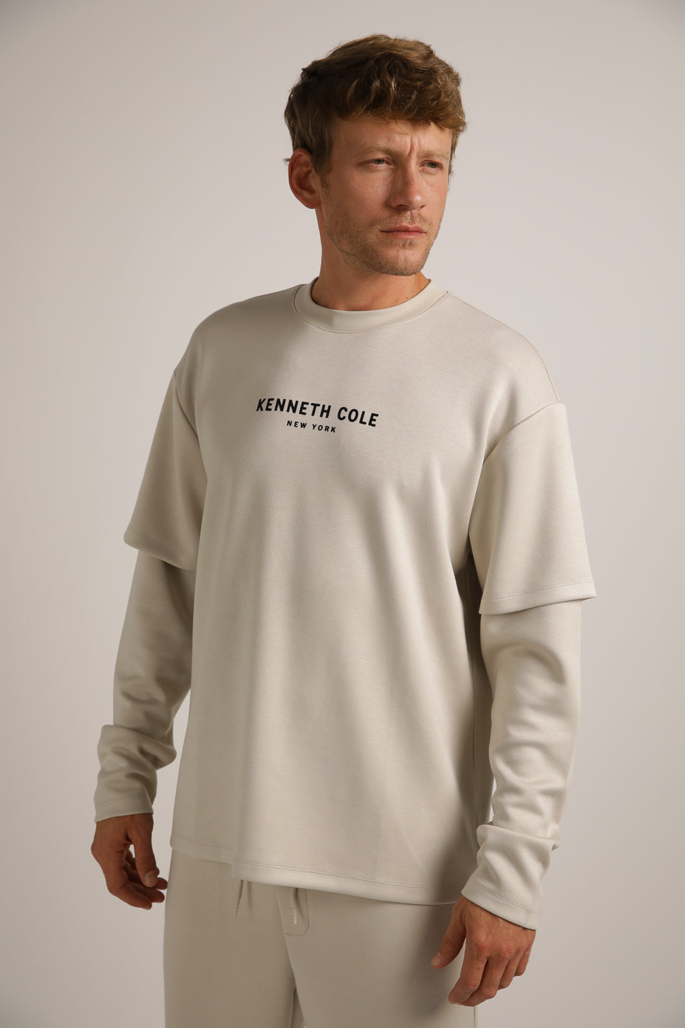 טישירט ארוכה עם שרוולים כפולים | קנת קול