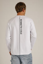 טישירט רגלן ארוכה עם לוגו בגב | קנת קול