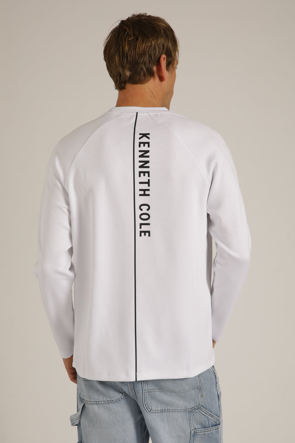 טישירט רגלן ארוכה עם לוגו בגב | קנת קול