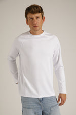 טישירט רגלן ארוכה עם לוגו בגב | קנת קול