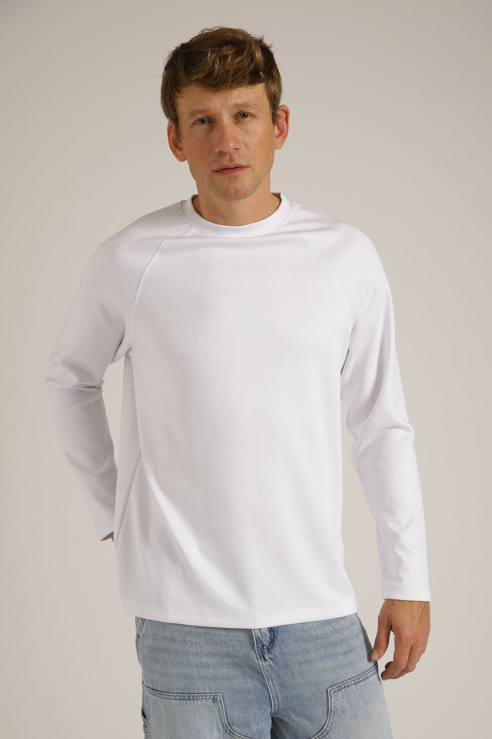 טישירט רגלן ארוכה עם לוגו בגב | קנת קול