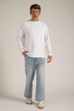 טישירט רגלן ארוכה עם לוגו בגב | קנת קול