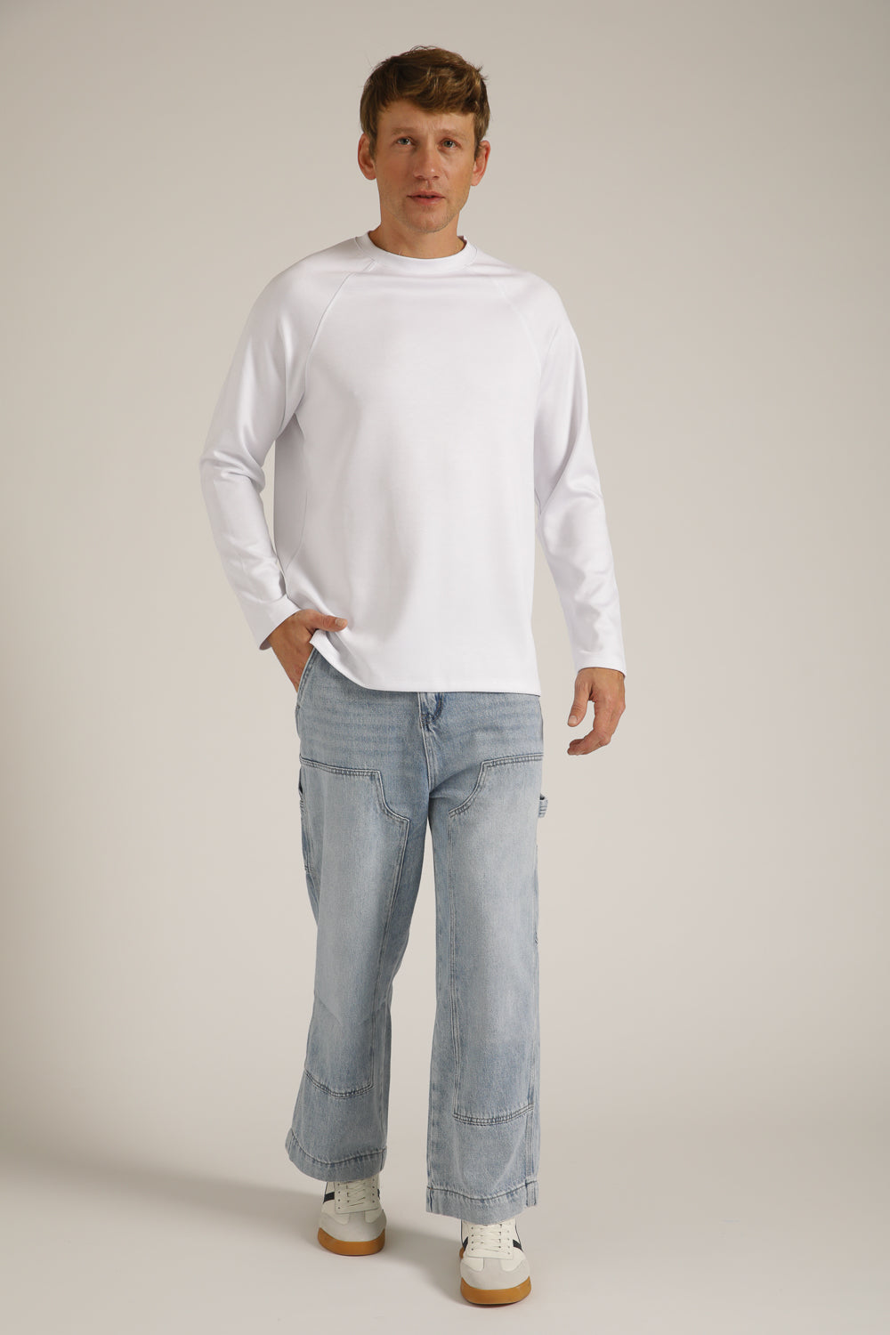 טישירט רגלן ארוכה עם לוגו בגב | קנת קול