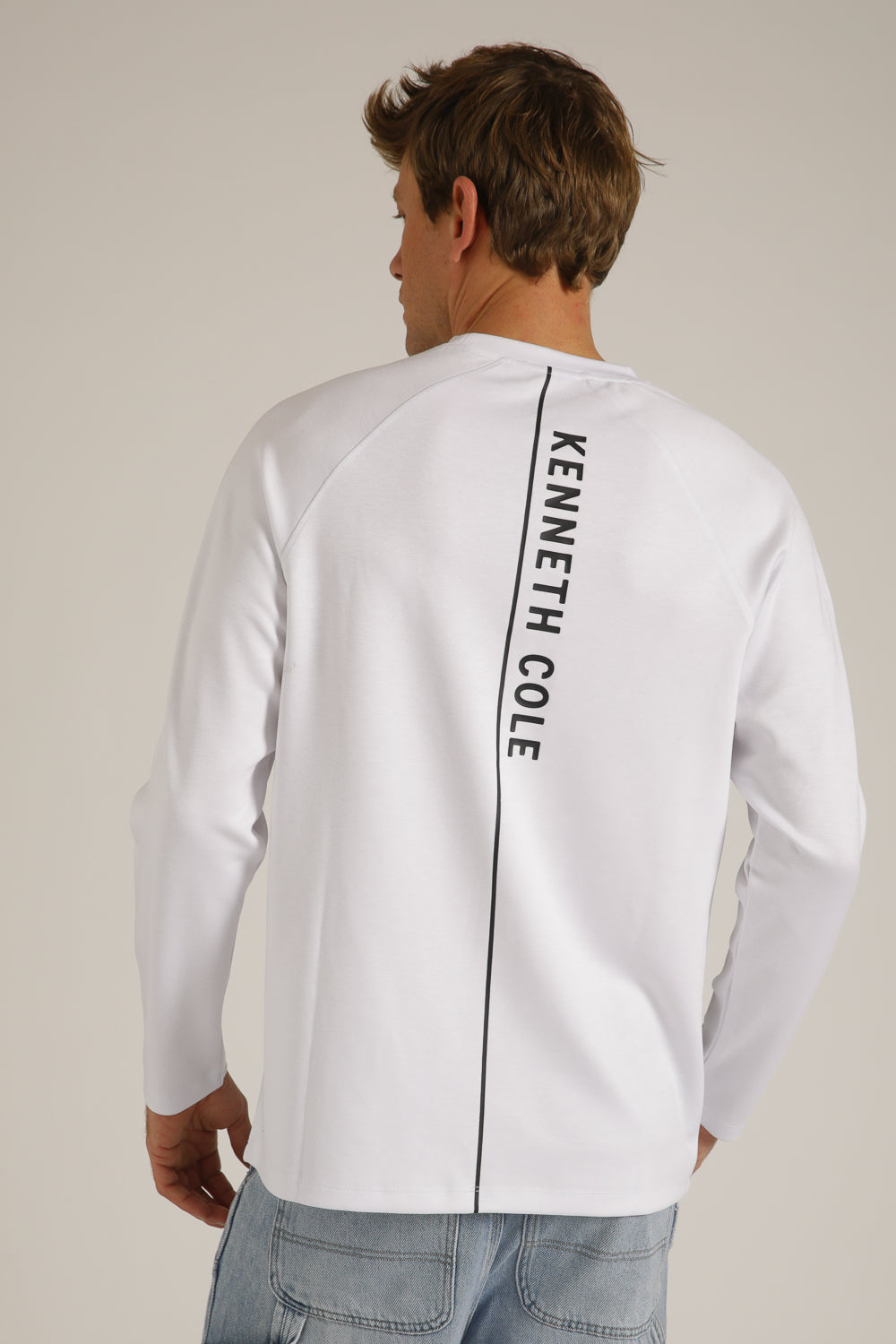 טישירט רגלן ארוכה עם לוגו בגב | קנת קול