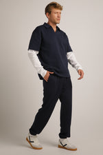 מכנסי טרנינג עם סיומת גומי | קנת קול