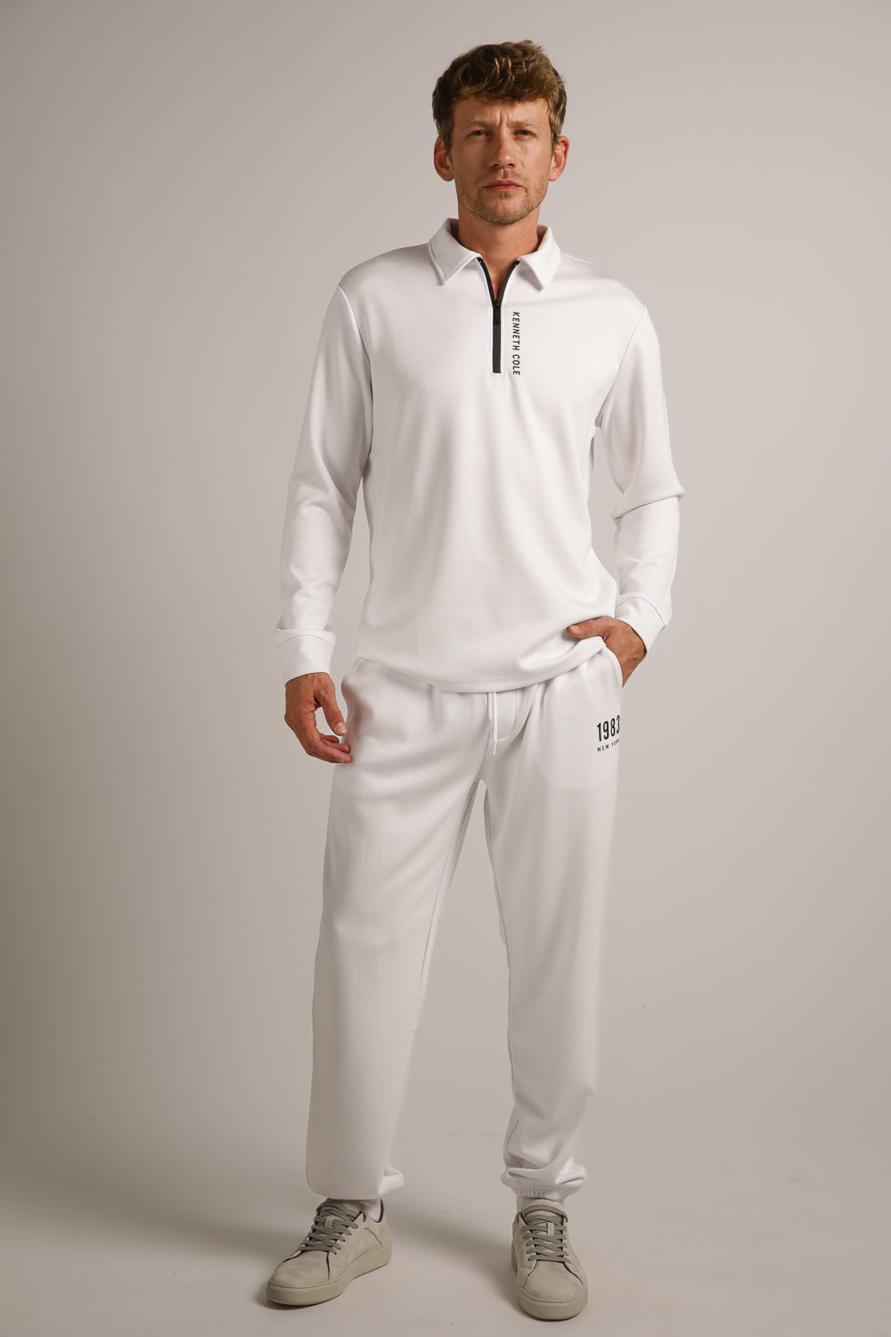 מכנסי טרנינג עם סיומת גומי | קנת קול