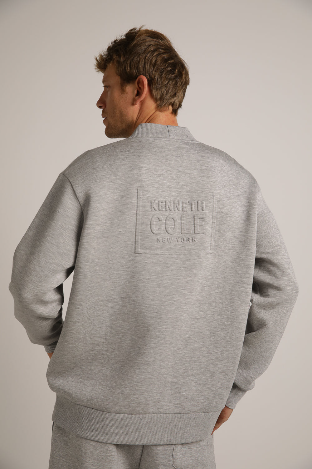 ג'קט עם כפתורים ולוגו מובלט | קנת קול