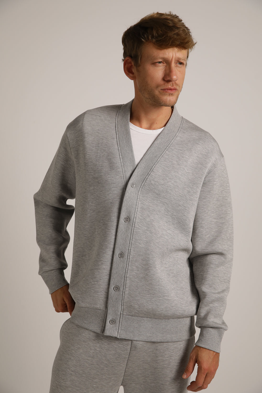 ג'קט עם כפתורים ולוגו מובלט | קנת קול