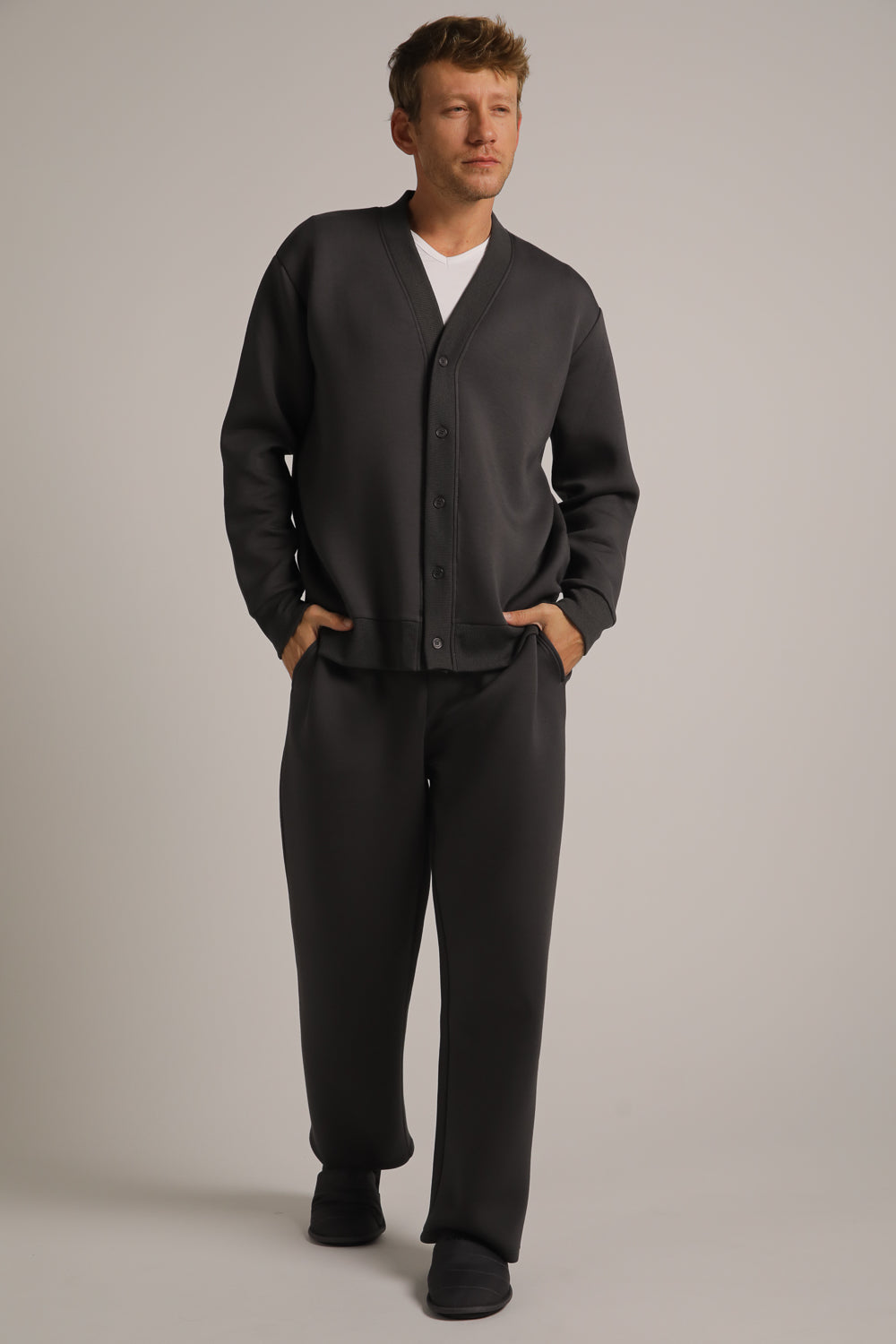 ג'קט עם כפתורים ולוגו מובלט | קנת קול