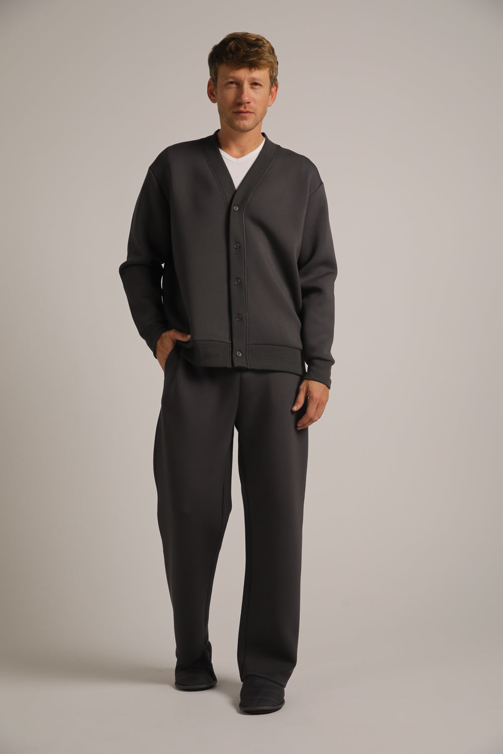 ג'קט עם כפתורים ולוגו מובלט | קנת קול