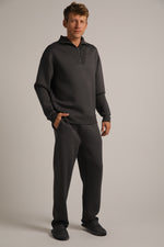 סווטשירט חצי רוכסן עם צווארון ריב | קנת קול