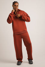 סווטשירט חצי רוכסן עם צווארון ריב | קנת קול