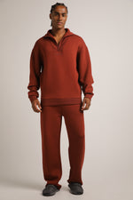 סווטשירט חצי רוכסן עם צווארון ריב | קנת קול