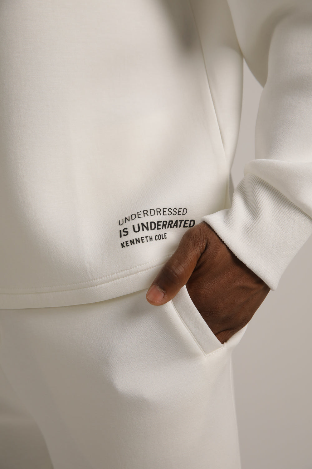 סווטשירט סקובה עם חצי רוכסן | קנת קול