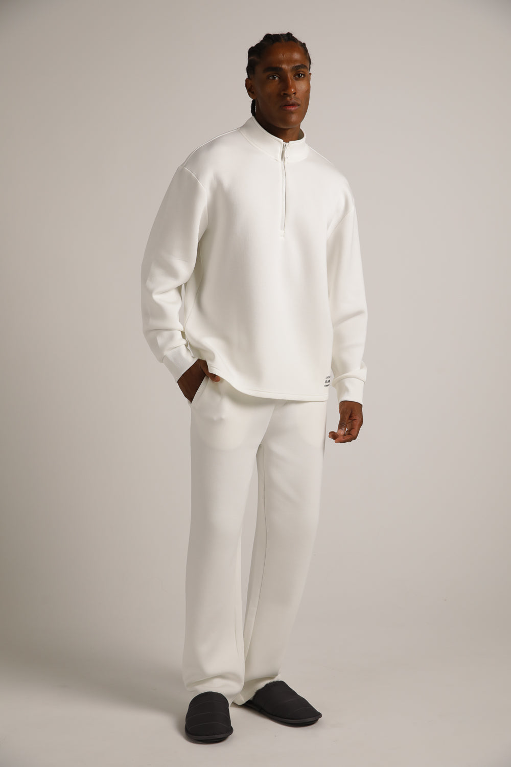 סווטשירט סקובה עם חצי רוכסן | קנת קול