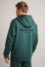 סווטשירט עם קפוצ'ון מבד אינטרלוק | קנת קול