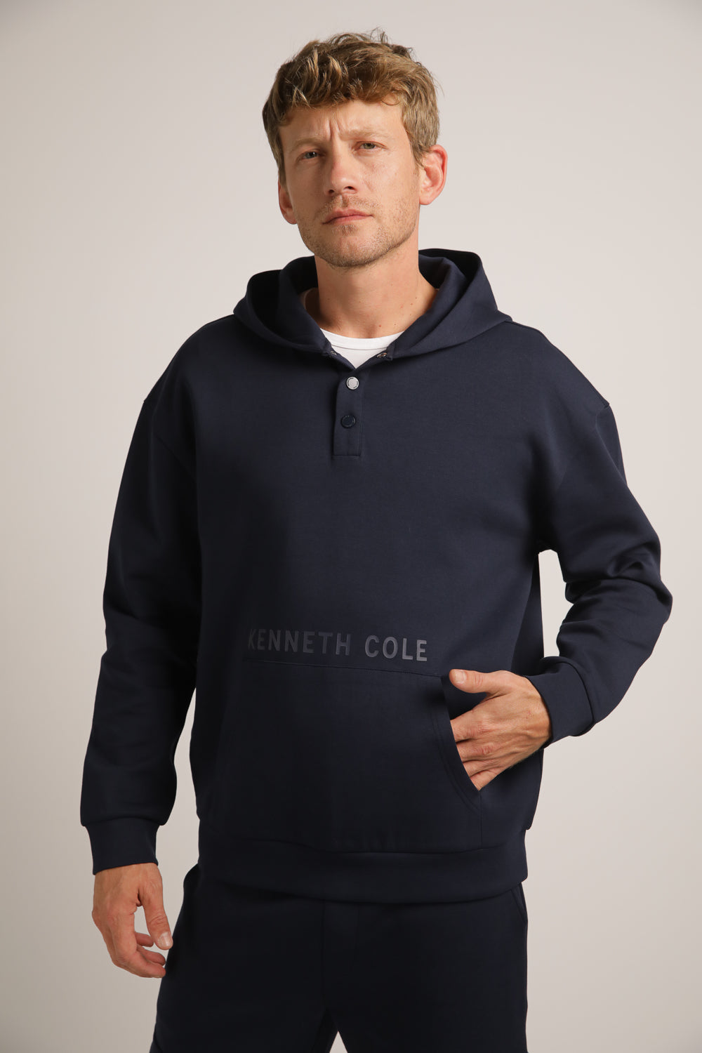 סווטשירט אינטרלוק עם קפוצ'ון | קנת קול