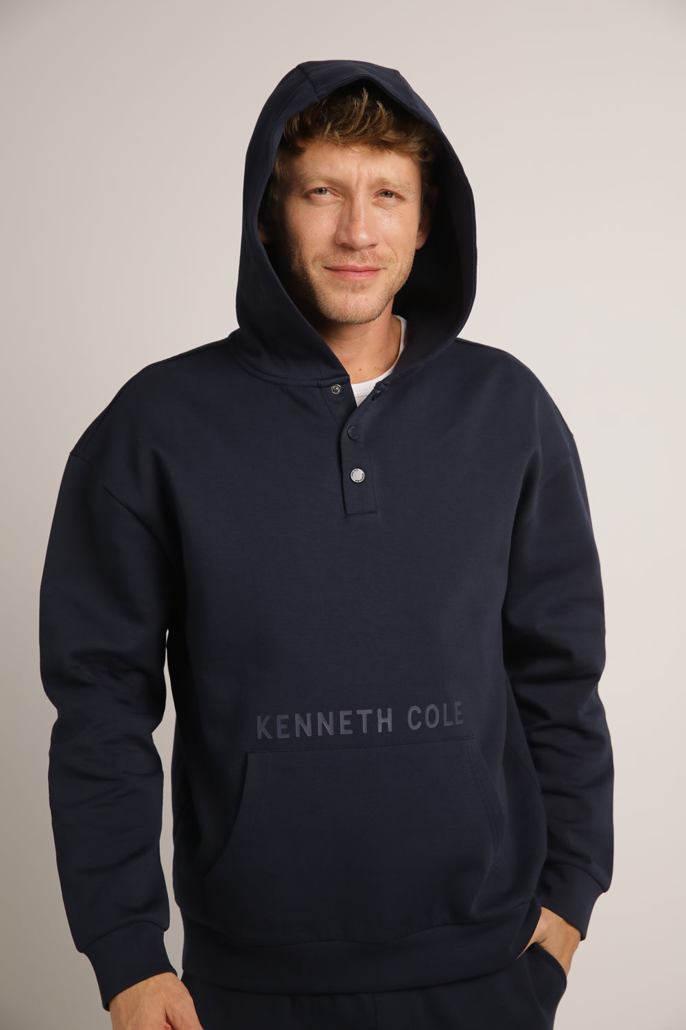 סווטשירט אינטרלוק עם קפוצ'ון | קנת קול