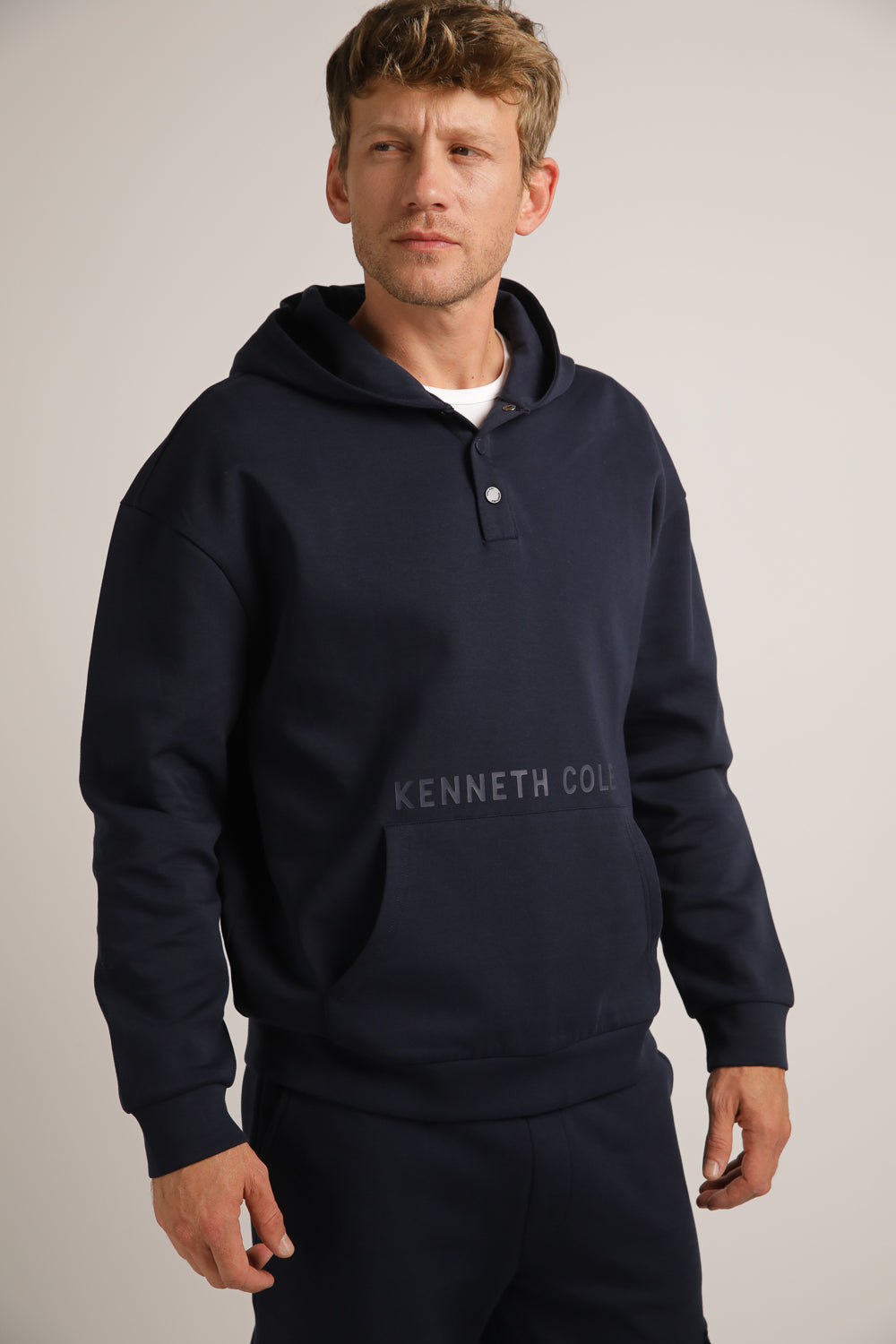 סווטשירט אינטרלוק עם קפוצ'ון | קנת קול