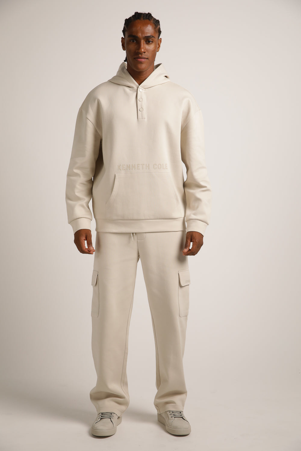 סווטשירט אינטרלוק עם קפוצ'ון | קנת קול