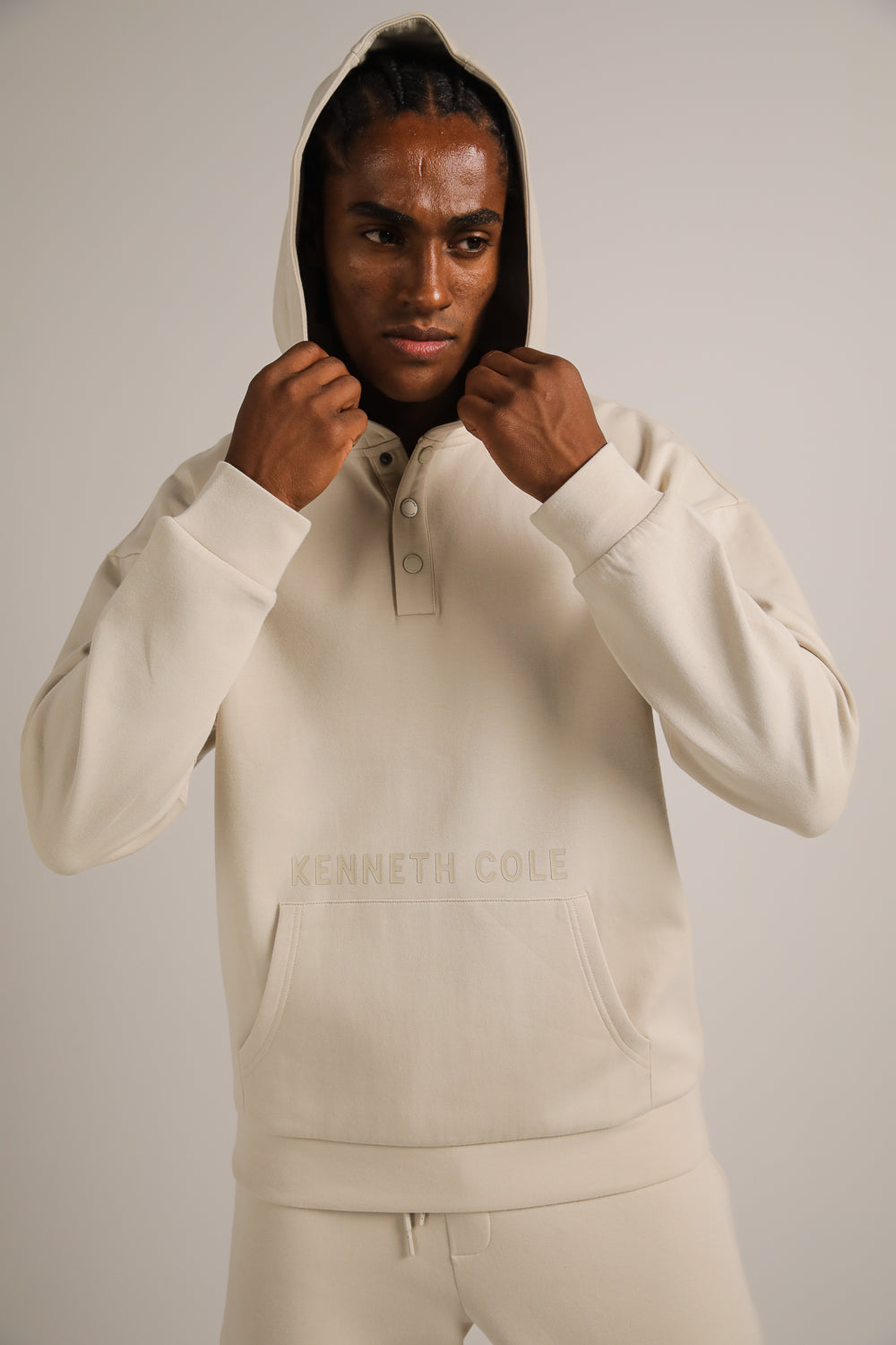 סווטשירט אינטרלוק עם קפוצ'ון | קנת קול