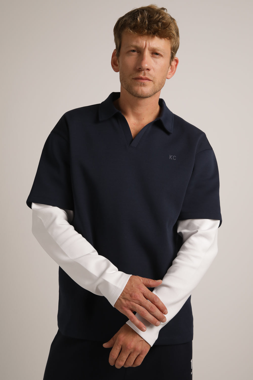 חולצת פולו עם שרוולים כפולים | קנת קול