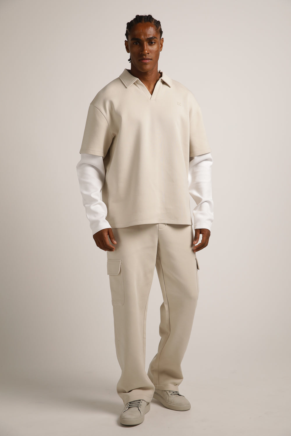 חולצת פולו עם שרוולים כפולים | קנת קול