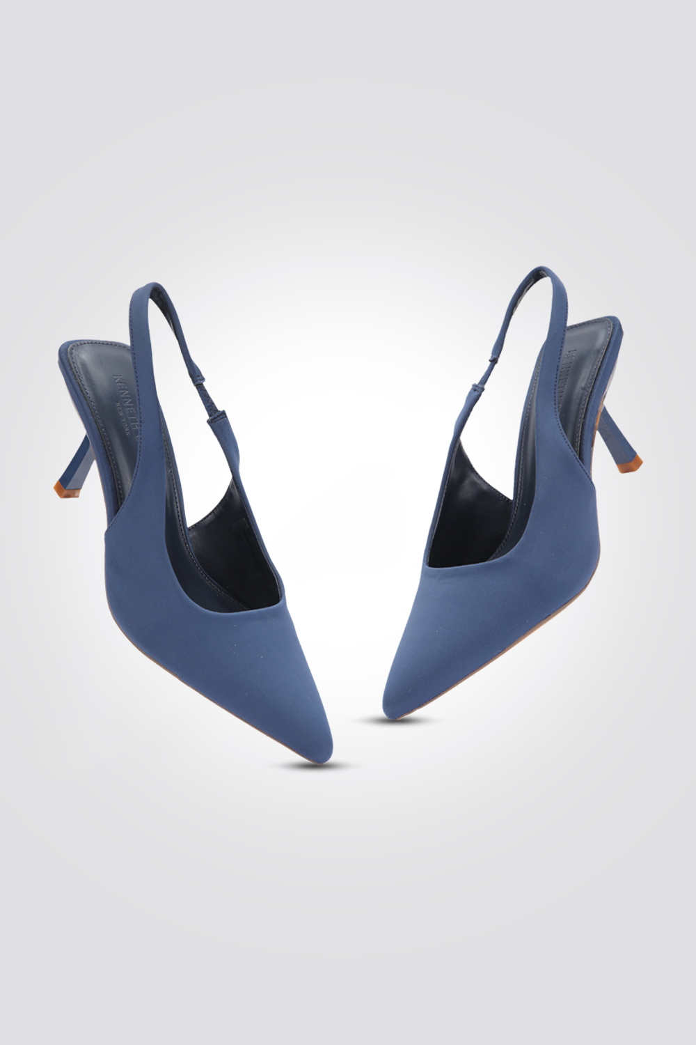 סנדלי עקב אלגנטיות בצבע כחול