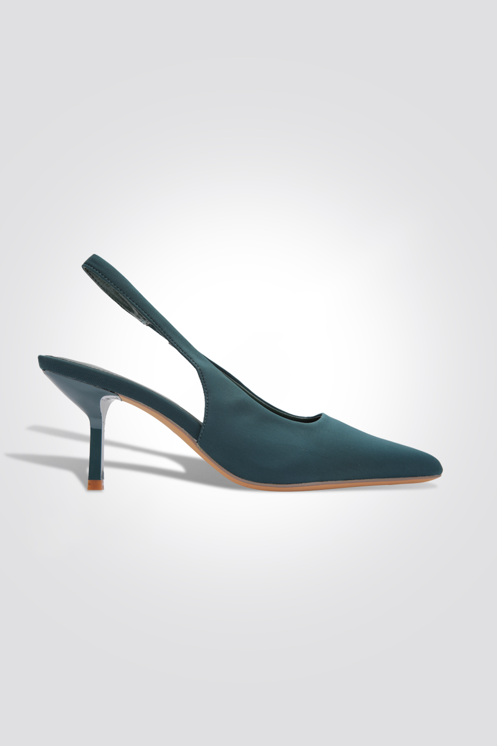 סנדלי עקב אלגניות בצבע ירוק