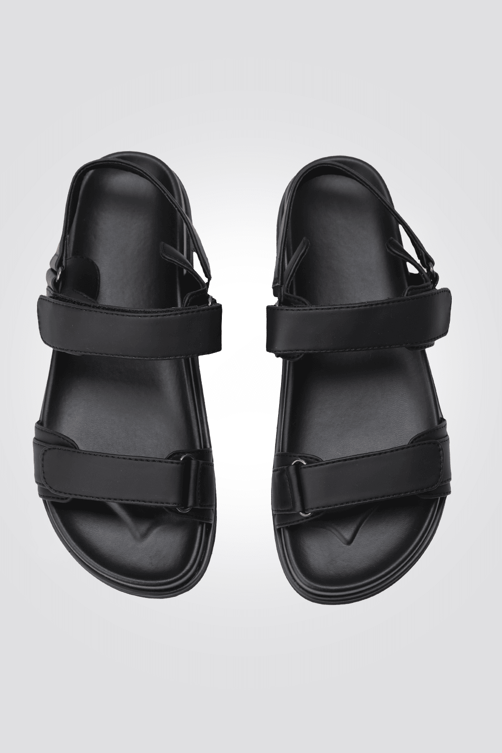 סנדל לנשים FLAT ANKLE STRAP בצבע שחור - MASHBIR//365