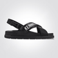 סנדלי FLAT ANKLE STRAP לנשים בצבע שחור - MASHBIR//365 - 1