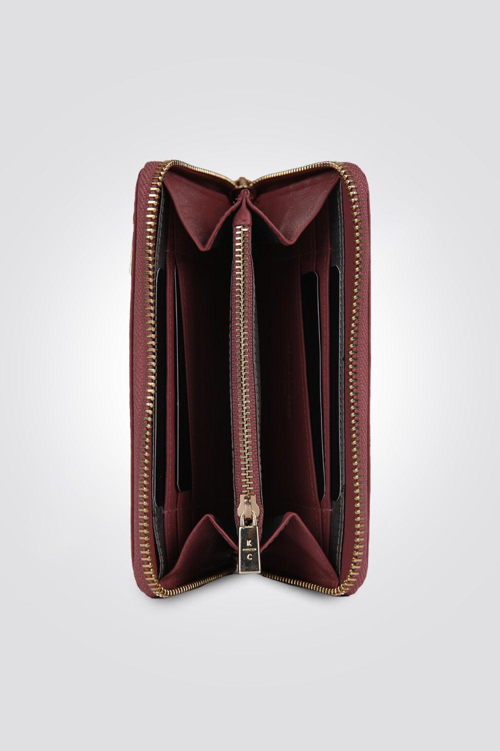 ארנק לנשים בצבע בורדו - MASHBIR//365