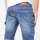 מכנסי ג'ינס בצבע כחול - 3