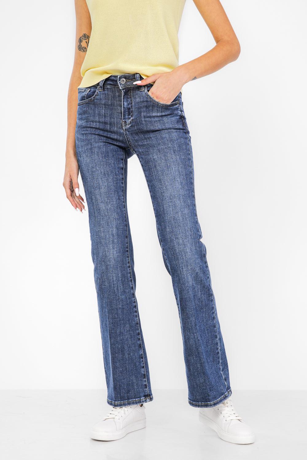 ג'ינס פדלפון בצבע MED BLUE - MASHBIR//365