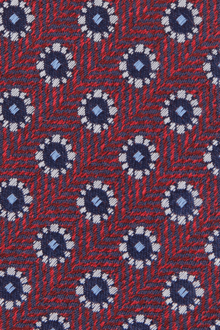 עניבת משי טהור בצבע אדום - MASHBIR//365