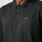 חולצת פולו ארוכה בצבע שחור - 2
