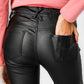 מכנסי סקיני בצבע שחור - 5